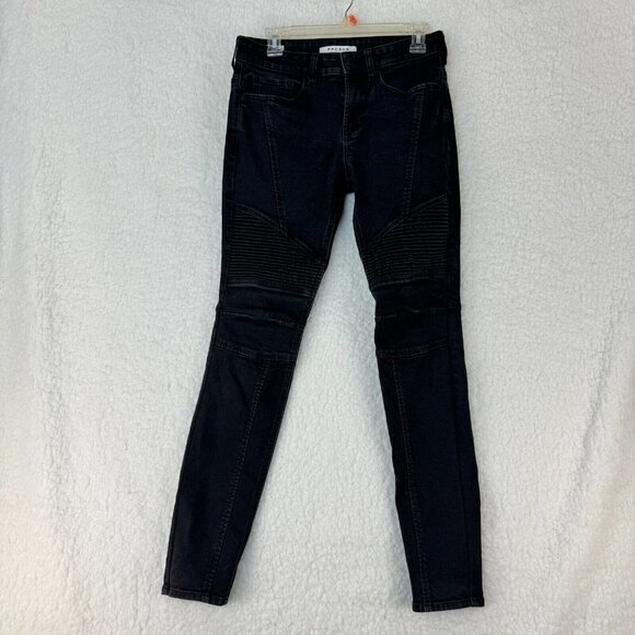 PacSun Men's Solid Black Denim Stacked Skinny Leg Jeans Size‎ 28 x 30 - Picture 1 of 15